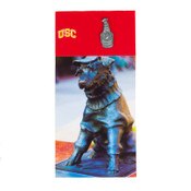 USC Trojans Tirebiter Statue Pin Postcard